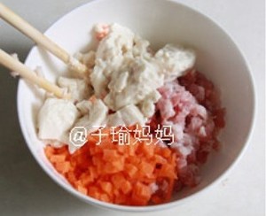 豆腐肉末酿香菇