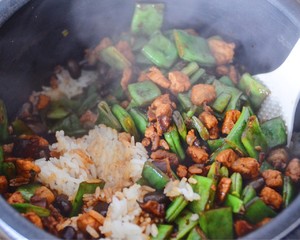 家乡扁豆肉饭