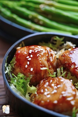 里脊肉包饭团