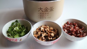 香菇腊肉饭