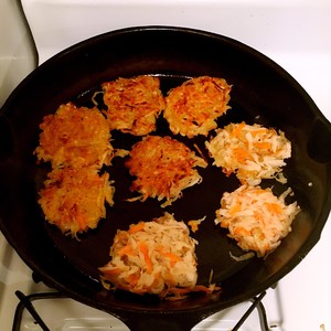 零失败胡萝卜土豆丝饼