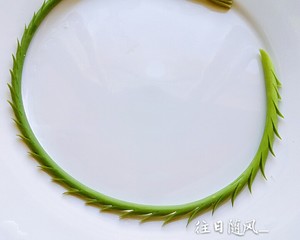 蒜苔盘饰