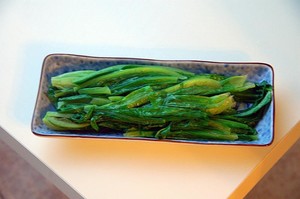 白灼油麦菜