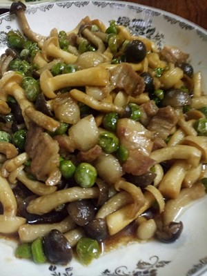 肉末蟹味菇（滑子菇）家常菜