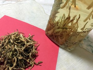 自制金银花茶