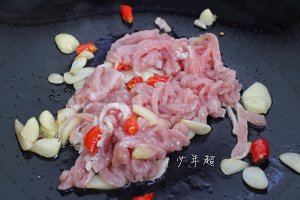 青椒肉丝拌面