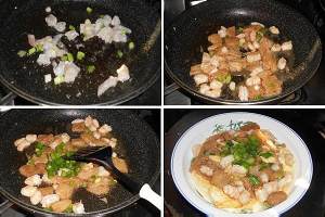 竹荪虾仁烩玉子豆腐