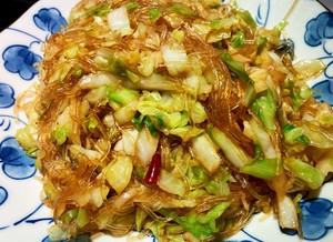 包菜粉丝（粉丝炒包菜）