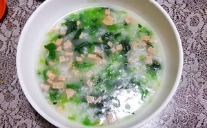 【素食】菠菜粥