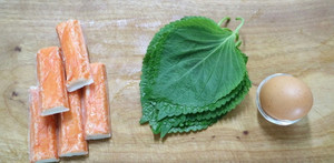 크래미 맛살 깻잎전蟹肉棒苏子叶饼