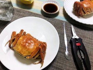 大闸蟹(清蒸、含蟹醋汁)